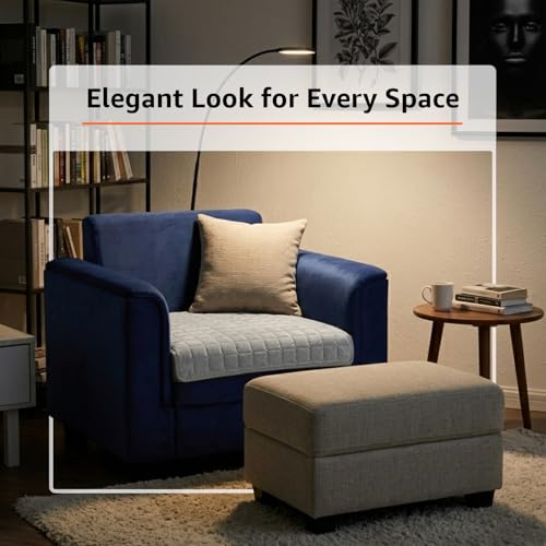 Image of Amazon Basics - Flannel (Polyester) Quilted Make Your Own Sofa Cover |70cm x 70cm| Microfiber Sofa Slipcover | 350 GSM (1 Seater)