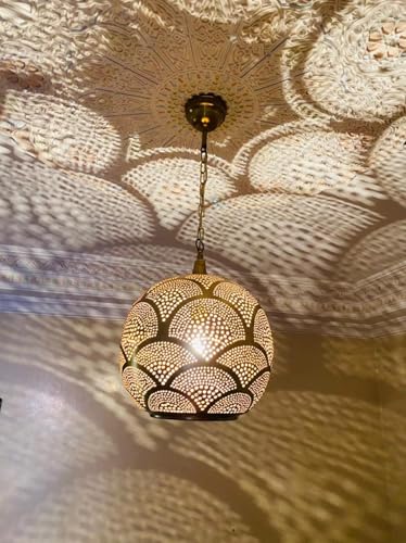 Generic Hanging Moroccan Rustic Pendant Light Fixtures Chandeliers For Dining Room Farmhouse Kitchen Lighting And Living Room Decor Unique Maximalist Lights thumb #8