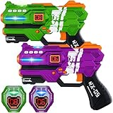 Laser Tag Guns Set of 2 Laser Tag with Digital LED Score Display Vests for Teens, Family and Adults Fun,Birthday Gift Toys for Kids Ages 6 7 8 9 10 11 12+Year Old Boy & Girls