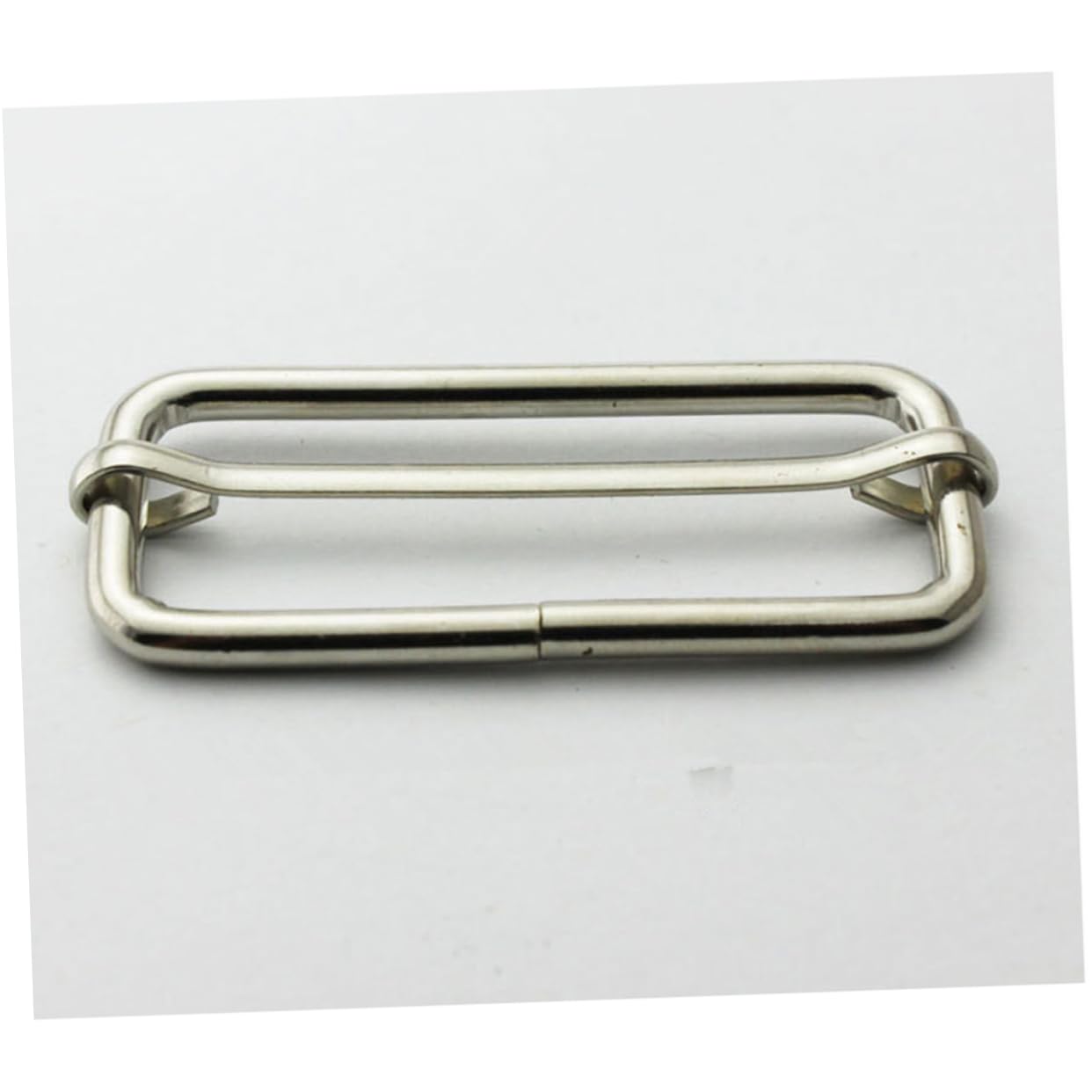 Gadpiparty 10pcs Metal Buckle Metal Strap Buckle Silver
