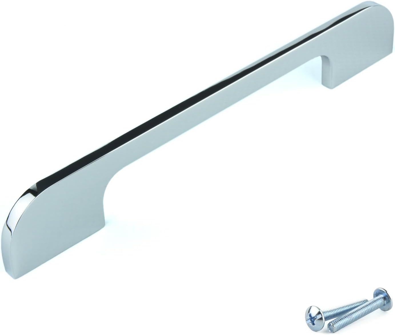 M4TEC Bar Kitchen Cabinets Handles for Bedroom Furniture, Polished Chrome Cupboard Door Handles, Ideal as Kitchen and Wardrobe Handles - K7 Series: 288/320 mm