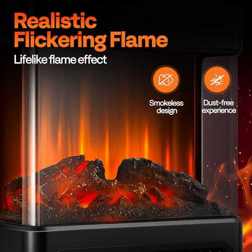 Portable Electric Fireplace Heater for Home Use