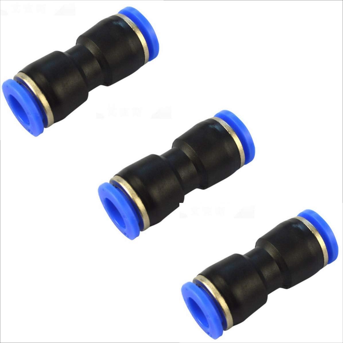 Produktbild von 60-teiliges Pneumatik Steckverbinder Set – 4/6/8/10/12 Mm – Push-in Kupplungen Für Luftschläuche, Druckluft & Vakuum – Für Werkstatt & Automation