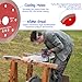 45 Degree Cutting Ceramic Stone Chamfering Tool Angle Grinder Stand for 45° Tile Cutting Tile Cutter Tools for 100-Type Angle Grinders with 3 Saw Blades & Gloves & 39IN Hose