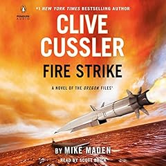 Clive Cussler Fire Strike Audiolivro Por Mike Maden capa