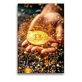 Premium Textil-Leinwand 50 x 75 cm Hochformat Regierungen weltweit könnten, Bitcoin als Teil ihrer Währungsreserven halten | Wandbild, HD-Bild auf Keilrahmen, Wanddekoration, Kunstdruck von Steffen Gi