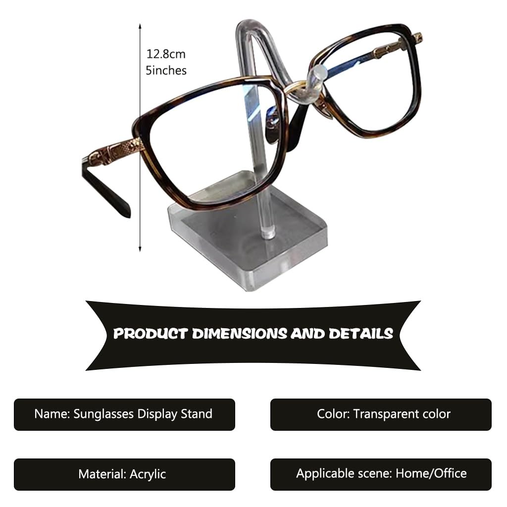 Porta Occhiali Girevole 360° In Acrilico Nero - Organizer Per Occhiali Da Sole, Orologi E Bracciali - Foto 7