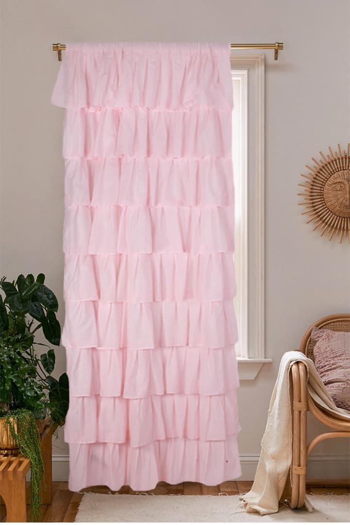 See full amazon price history chart for NUEVOSGHAR Cotton Ruffle Curtain | Rod Pocket Door Curtain | 7Feet Curtain for Bedroom | Bohemian Ruffle Curtain | Set of 1_Peach NUEVOSGHAR Cotton Ruffle Curtain | Rod Pocket Door Curtain | 7Feet Curtain for Bedroom | Bohemian Ruffle Curtain | Set of 1_Peach (B09T2Q16BM) Amazon Price History, Amazon Price Tracker
