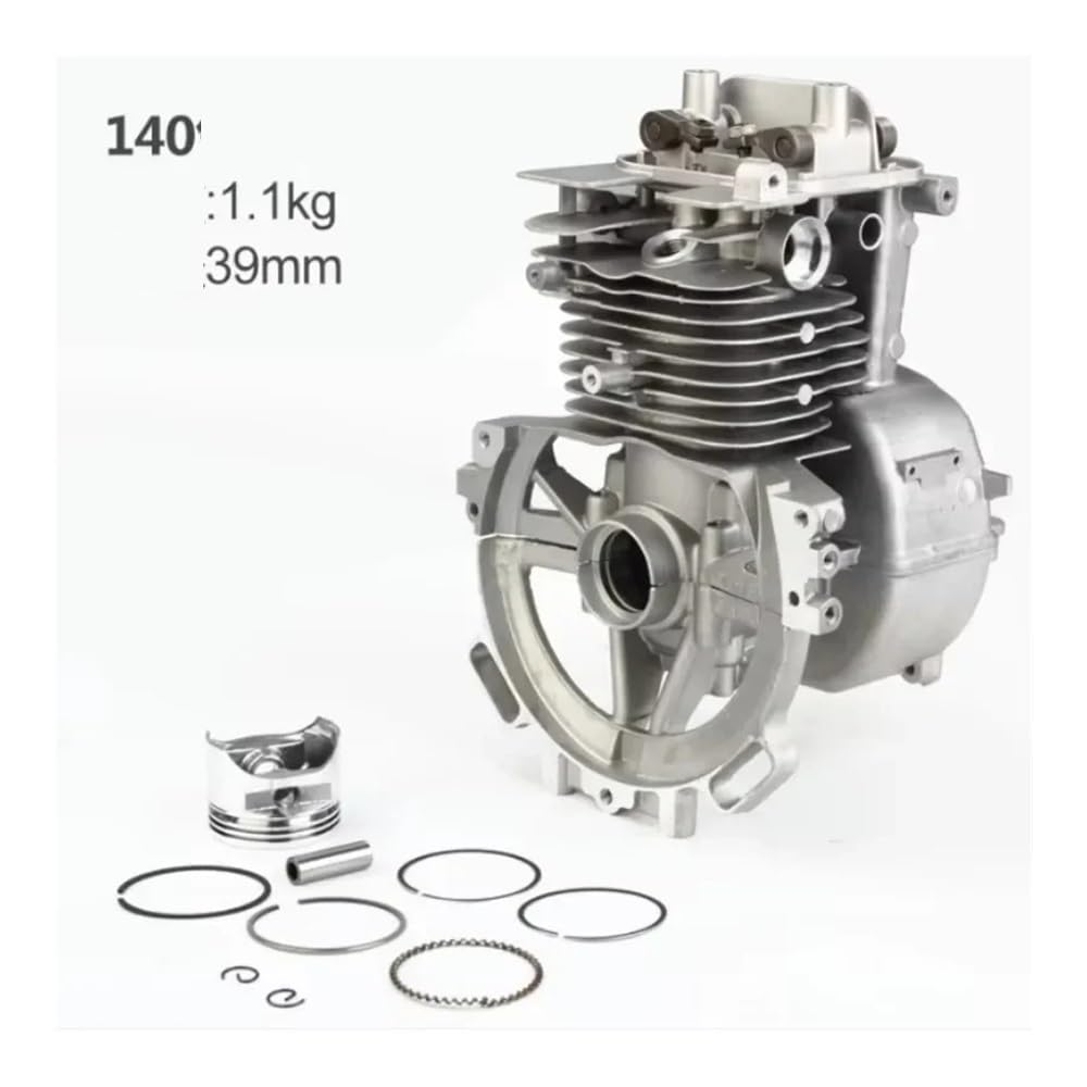 GX35 szczotka Cu zestaw skrzyni korbowej tłoka cylindra 39mm pasuje do 4 suwów GX35 GX31 HHT35S UMK435 139F 140F(140F)