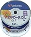 Produktbild Verbatim R Inkjet Hub Printable DVD + R DL Spindel, WeiÃ, 50ÂStück