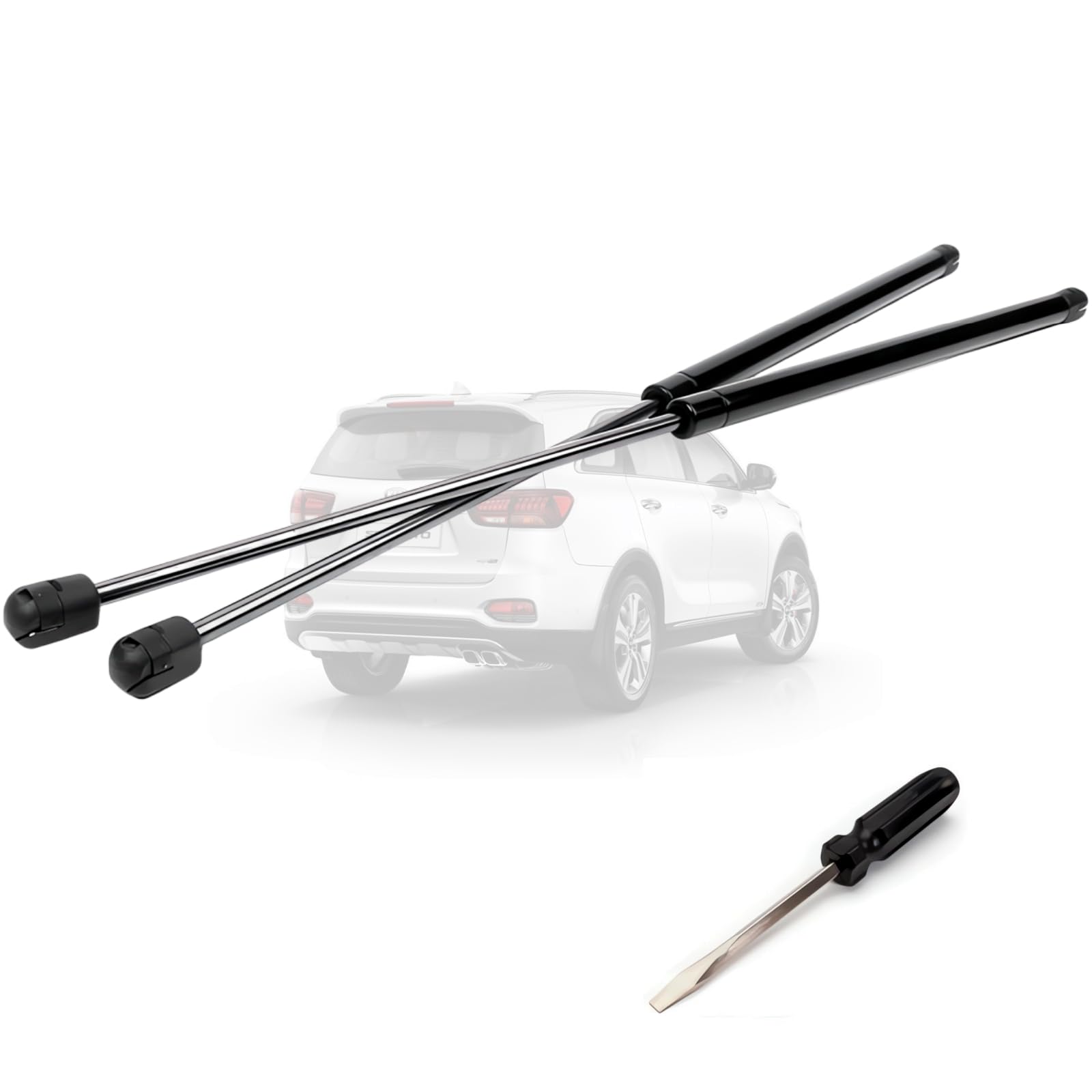 Compatible with 2011-2014 Kia Sorento Liftgate Lift Support Rear Tailgate Strut - 6261,PM3048, OEM# 81771-1u000 (Pack of 2) with Screwdriver for