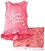 Calvin Klein Baby-Girls Infant Top with Printed Short