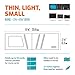 SlimFold™ Minimalist RFID Wallet - Thin, Durable, and Waterproof Guaranteed - Made in USA - Nano Size Black with Black Stitching