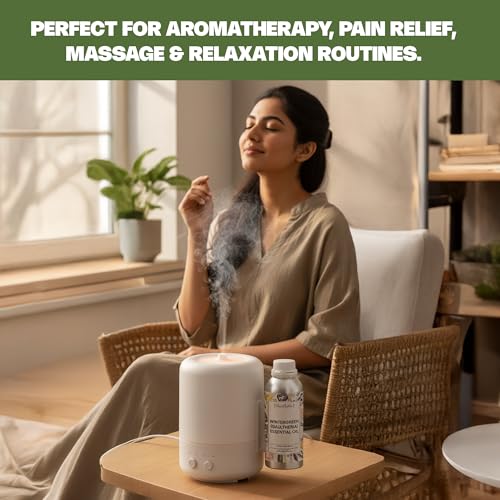 Image of VedaOils Wintergreen (Gaultheria) Essential Oil 100ml | 100% Pure & Natural Oil for Aromatherapy, Massage Blends & Home Fragrance | Ideal for Diffusers & DIY Personal Care