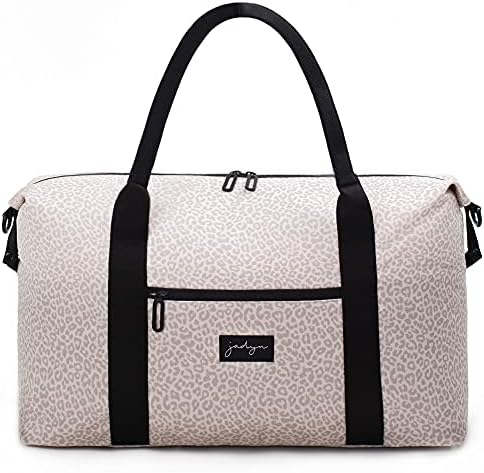 Jadyn Lola Travel Bag, Weekender/Overnight Duffel, Gym Tote Bag for Women (Desert Leopard) 2 Jadyn Lola Travel Bag, Weekender/Overnight Duffel, Gym Tote Bag for Women (Desert Leopard)