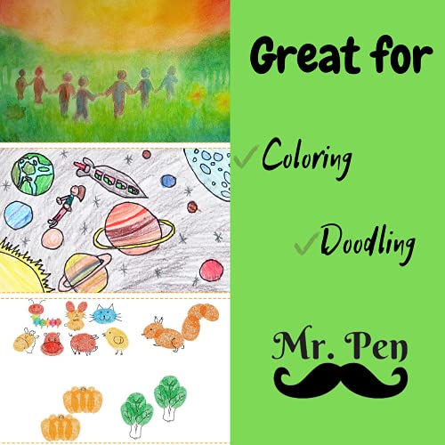 Mr. Pen- Washable Gel Crayons, Assorted Colors, 20 Pack, Non-Toxic Twistable Gel Crayons, Silky Crayons For Coloring Book, Gel Crayons For Bible Journaling, Gel Crayons For Kids, Artist Crayons #TOP5