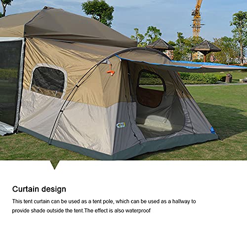 Tenten Outdoor Camping Tent 8-10 Personen Lichtgewicht Familie Yurt Tipi Tenten Waterdicht -bestendig Opvouwbare buitentent, eenvoudig te installeren - Afbeelding 3