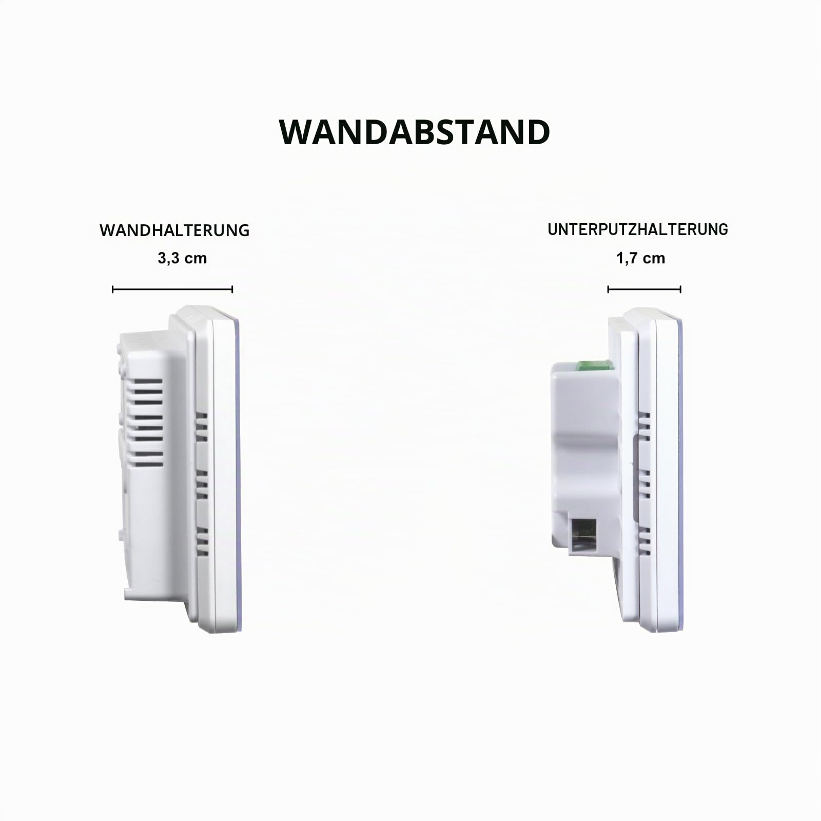 Digitales WLAN-Thermostat mit Dual-Band kompatibel mit Alexa - Stromversorgung 230 V - (Schnee PRO W)