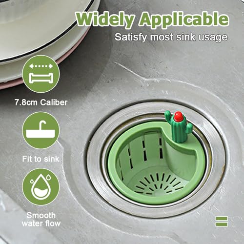 Colador para fregadero de cocina DONGKER, 2 piezas miniatura 3