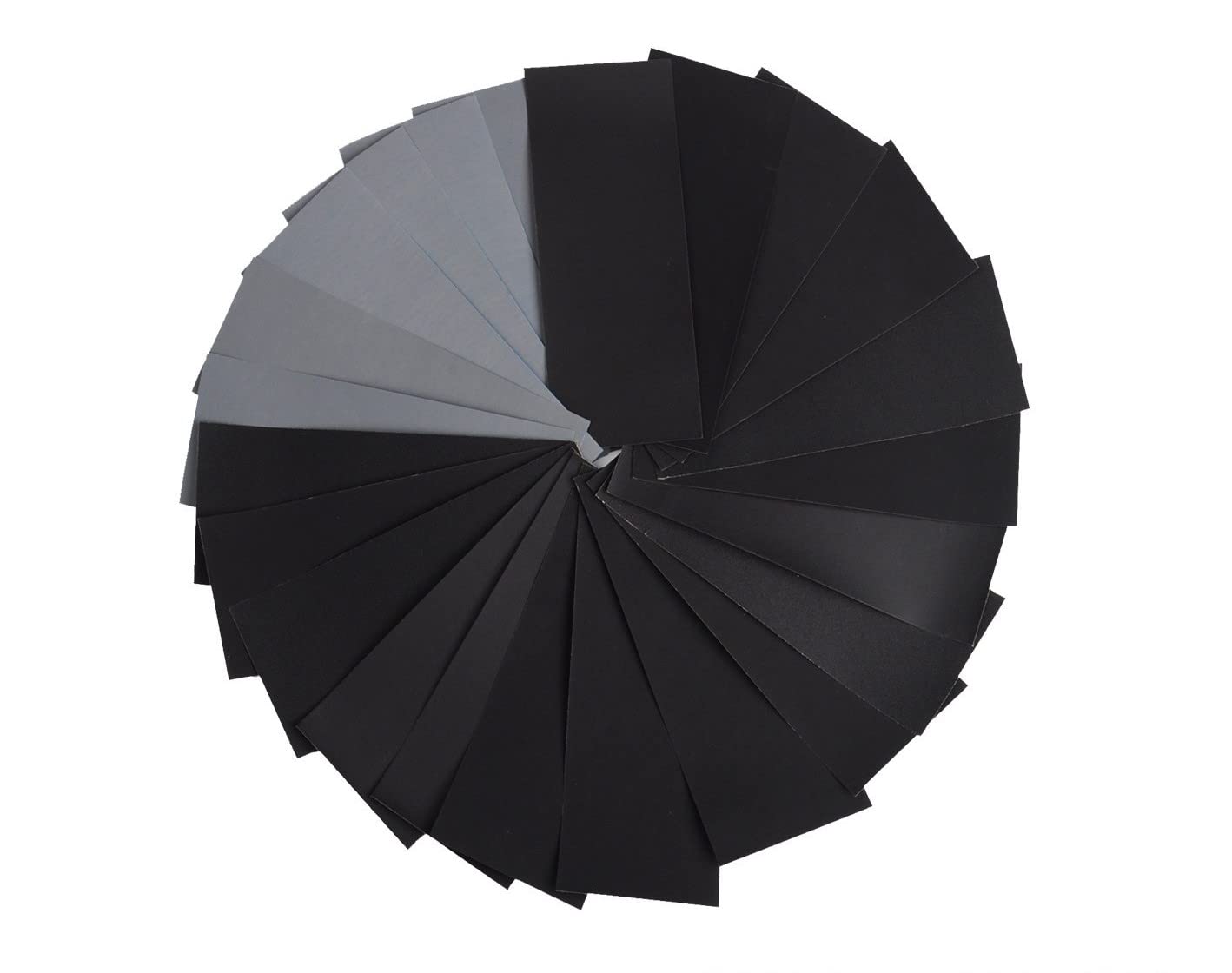 36 Pezzi Carta Abrasiva 400/600/800/1000/1200/1500/2000/2500/3000 Grinta Carta Vetrata Assortimento,Secco/Bagnato, 9 x 3.6 Pollici, Per Automo