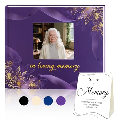 Elegant Funeral Guest Book - In Loving MemoryQXgubNtHgXbgt - 330Gg[ AQXgTCC VpubNA9 x 7.5C`Ap[v