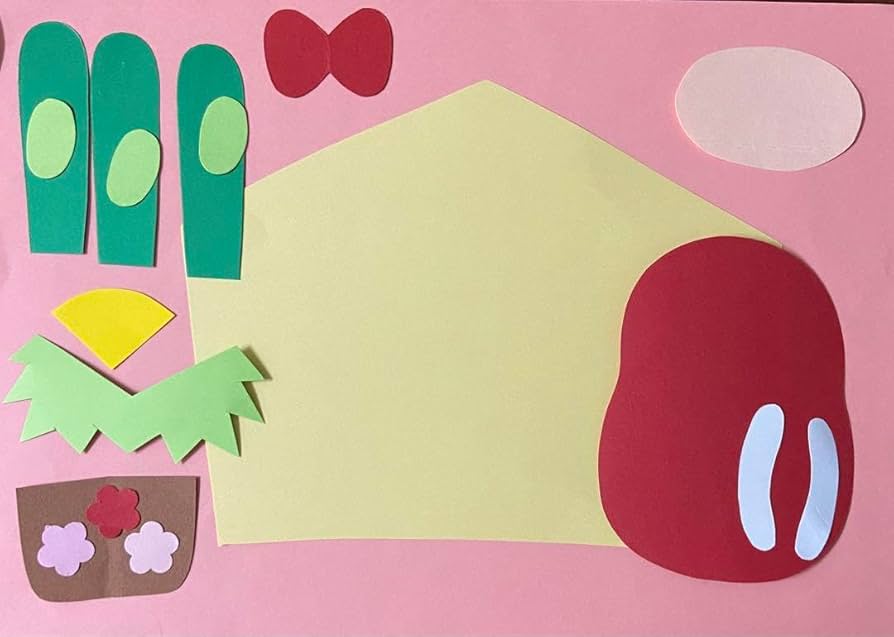 Amazon | 製作キット保育 壁面1月 壁面飾り1月 壁面お正月 絵馬