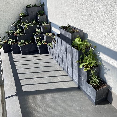 Flexi Element Schalen 2 Stück - Untersetzer für Flexi Element Hochbeet - Ideal für Hochbeete auf dem Balkon oder der Terrasse