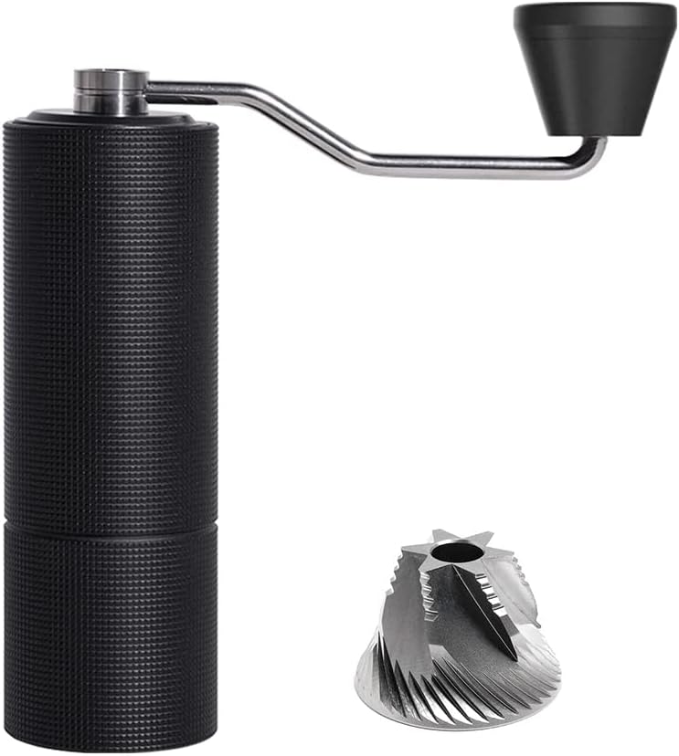 TIMEMORE Chestnut C3 Manual Coffee Grinder, Entry Level Espresso Hand Burr Grinder, Multi Grind Level for Espresso Machine Maker Pour-Over French Press V60 Chemex Moka Pot Aeropress, S2C Burr, Black