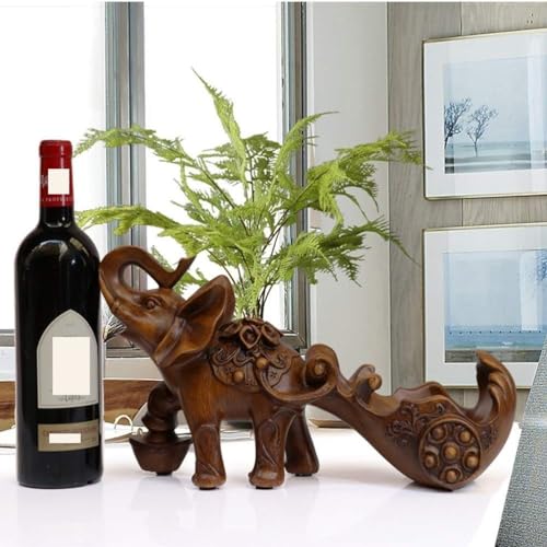 Soporte para botellas de vino resina 38x12x21 cm miniatura 3