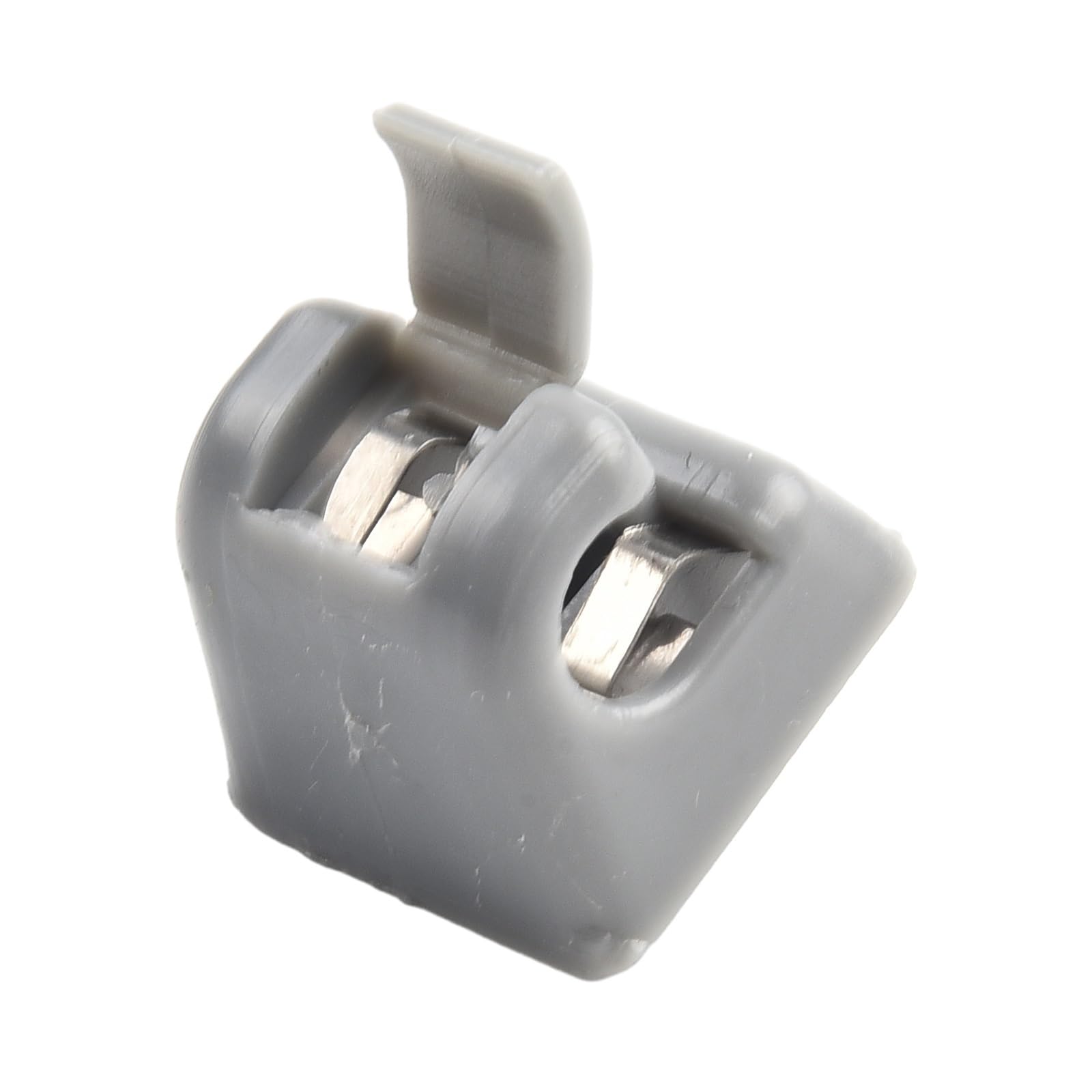 2PCS Sun Visor Clip Holders Fasteners Fit For Mercedes W201 W123 W124 W126 W140 OEM 126-810-00-12-7101 126-810-00-12-8412(Gray)