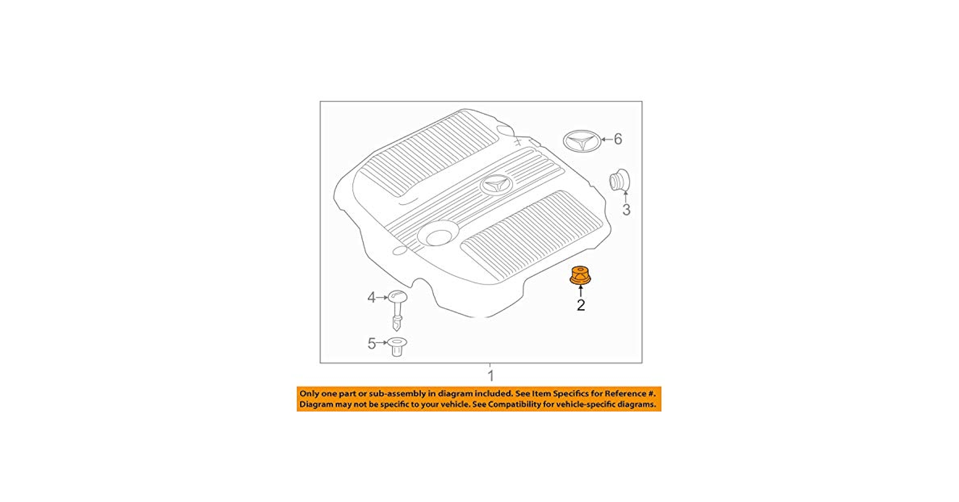Amazon.com: Genuine Mercedes-Benz Engine Cover Buffer 642