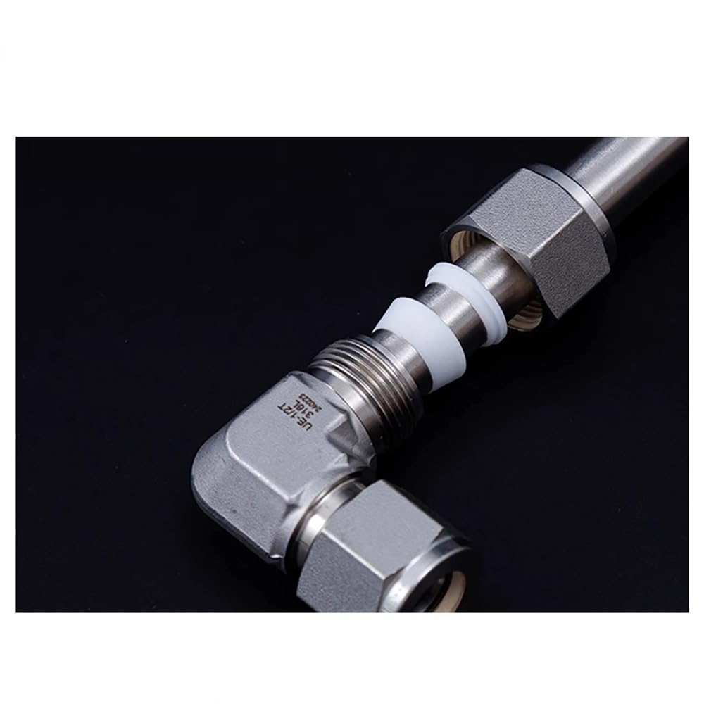 Zestaw 5 Ferrule PTFE dla Lab/Przem. Uszczelniania Rur | Szczelne uszcz., antykor., wys. odp. ciśn., długotrwały, wszechstronny, łatwy montaż.(1/2")