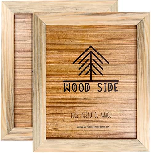 Rustic Wooden Picture Frame 8x10 - Unfinished Natural Barnwood Se...