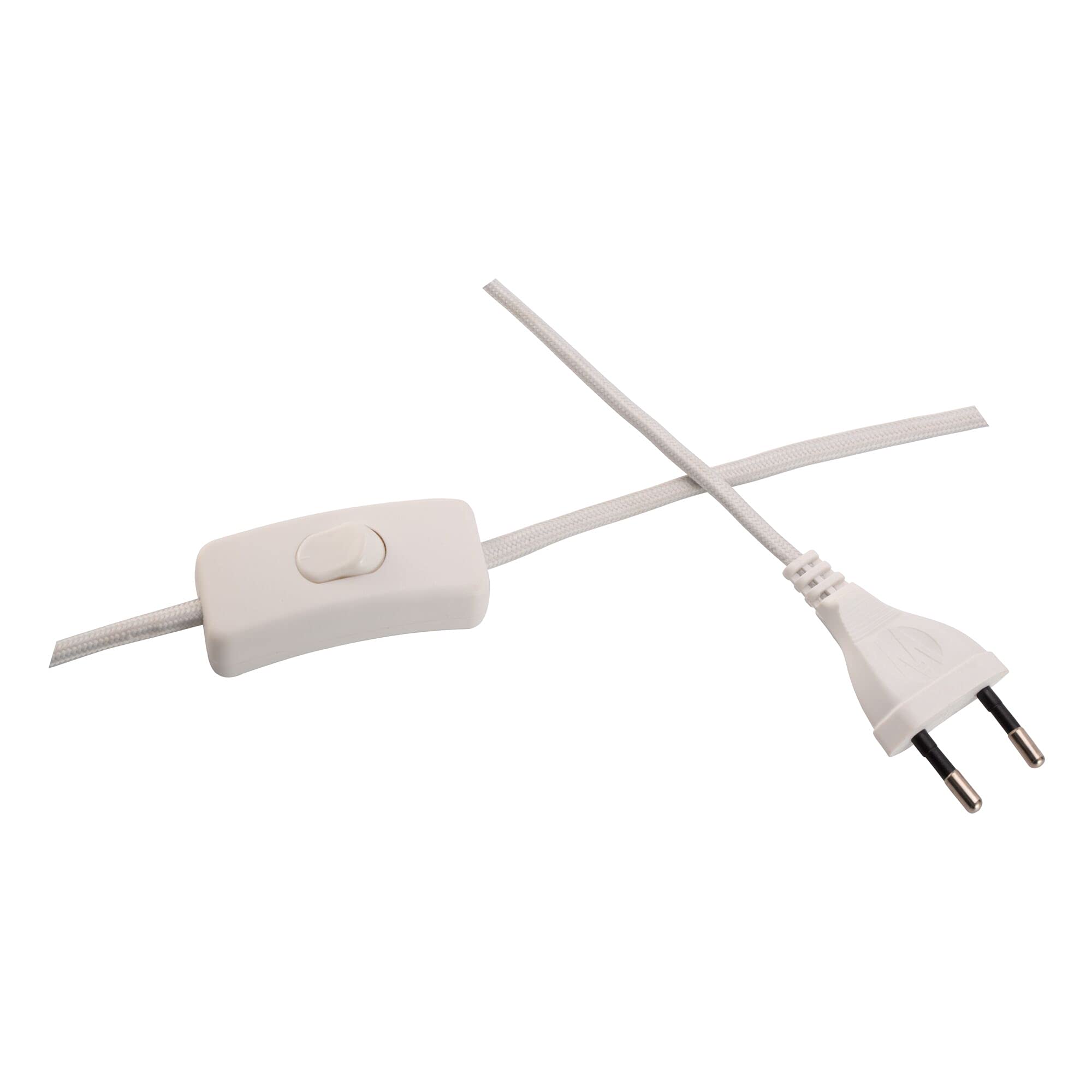 Pauleen 48225 Shiny Dreamer Tischleuchte max. 20 Watt handgefertigt Beige, Grau Nachttischlampe im Boho Look aus Stoff, Keramik E14