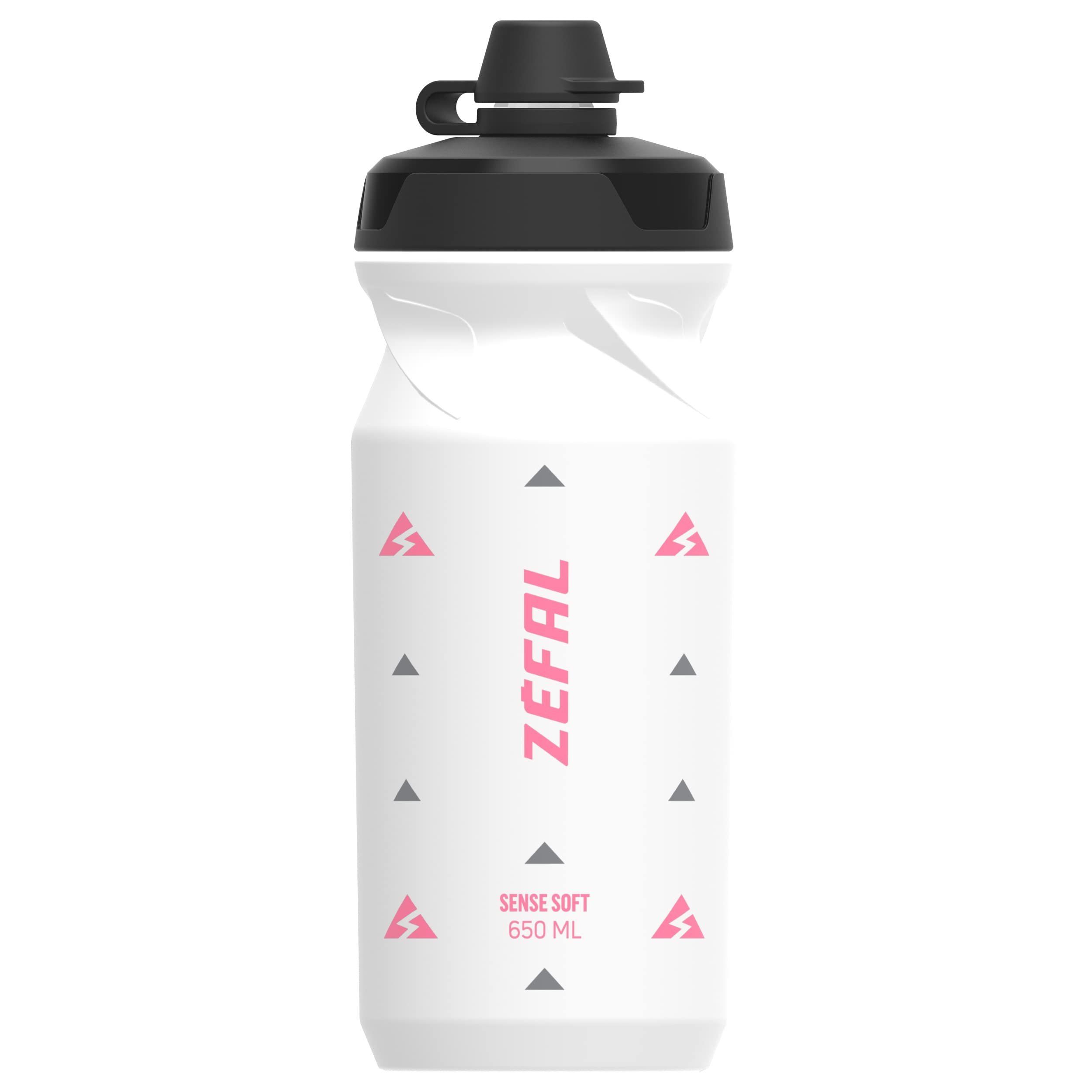 ZEFAL Sense Soft 65 No-Mud Water Bottle, White, 650ml