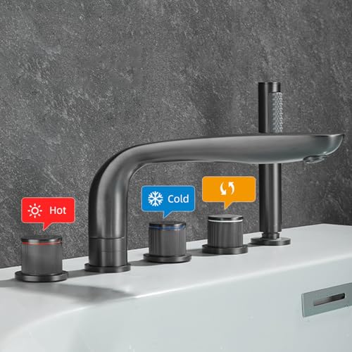 Robinet de baignoire rotatif à 360° pour optimiser l'espace et simplifier le bain