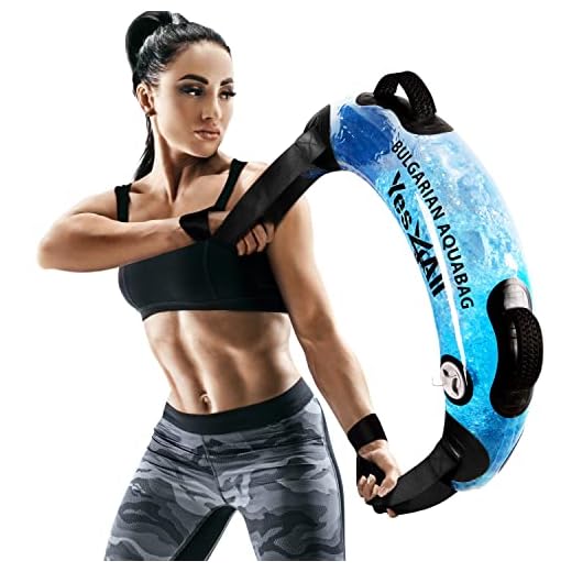 Yes4All Bulgarian Aqua Bag/Weight Bags Workout for Full Body Training, Suitable for Indoor and Outdoor Use – Including Air Pump