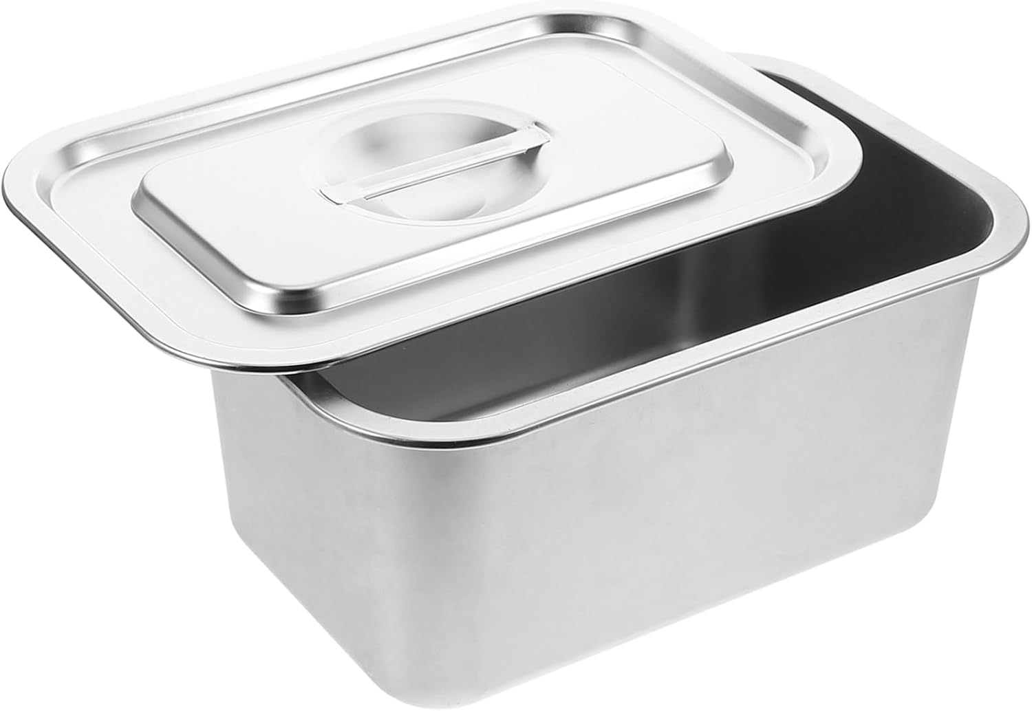 Stainless Steel Kitchen Compost Bin Lid High Food Waste Container for Indoor Use Compact Countertop Storage for Easy Waste Segregation and