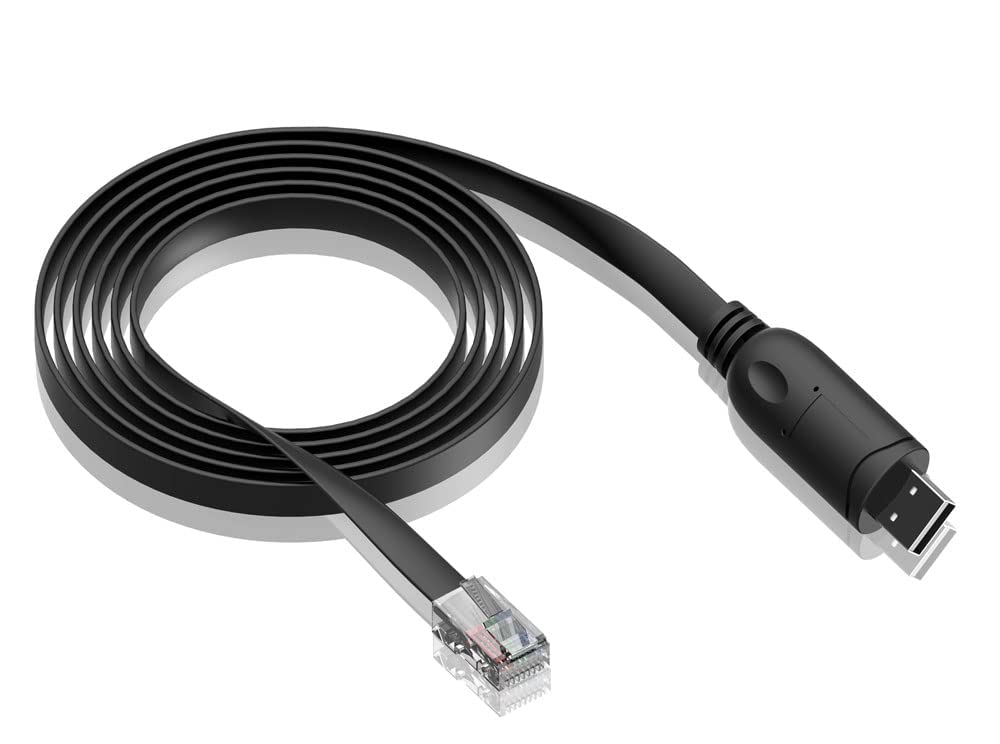 Tobo USB Console Cable,USB to RJ45 Console Serial Console Cable with FTDI Chip Compatible with Routers/Switches for Laptops in Windows etc TD-869C Pack of 1