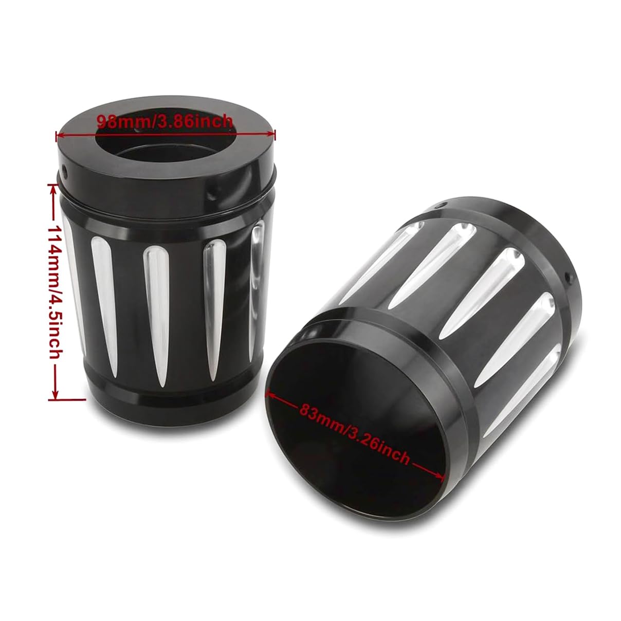 ガレージ断捨離 Harley-Davidson 4インチ用エンドキャップ Amazon | TOPRAMETAL Harley 4インチマフラーエンドキャップ