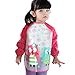 Frbelle® Grembiule Pittura Bambini Pittura Impermeabile Bavaglino Con Maniche Lunghe per Bambini da 1 a 5 Anni