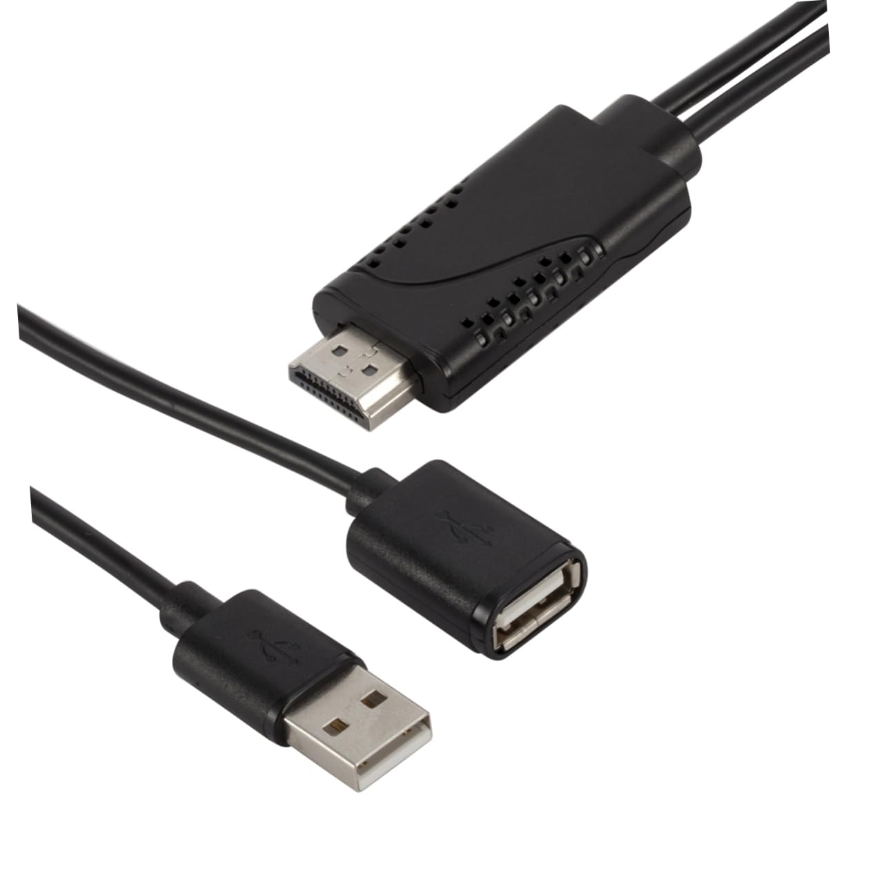 HOMSFOU 3stücke Usb Adapterkabel Für Ios Und Usb Female Zu Male Hdtv-display Ladefunktion Schwarz Kompatibel Mit Smartphones Und Tablets