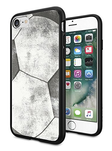 Matcase for iPhone 6 Case iPhone 6S Case - Soccer Hard Clear Transparent Anti Scratch Resistance with Full Protection TPU Bumper Designer Case