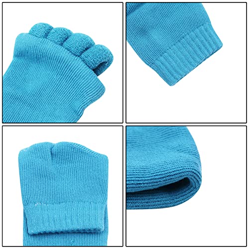 Aibearty 1 Pair Yoga Sport Gym Five Toe Separator Socks Foot Alignment Pain Massage Socks,Prevent Foot Cramps #TOP6