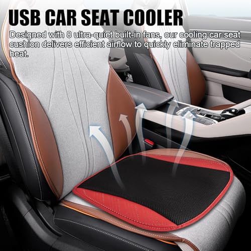 Coussin de refroidissement ventilé en maille de soie Teksome premium pour siège auto