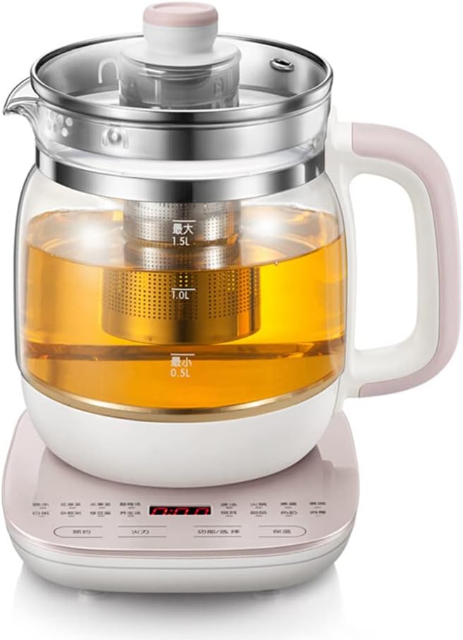 Electric Kettle Tea kettle, 1.5L Glass Teapot with Removable Infuser
