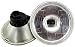GS Power's Chrome OEM style 7 inch Round Glass Lens Housing H4 HID LED Halogen High Low Beam Headlight Lamp Conversion Replacement (2 pc, Lights not included)