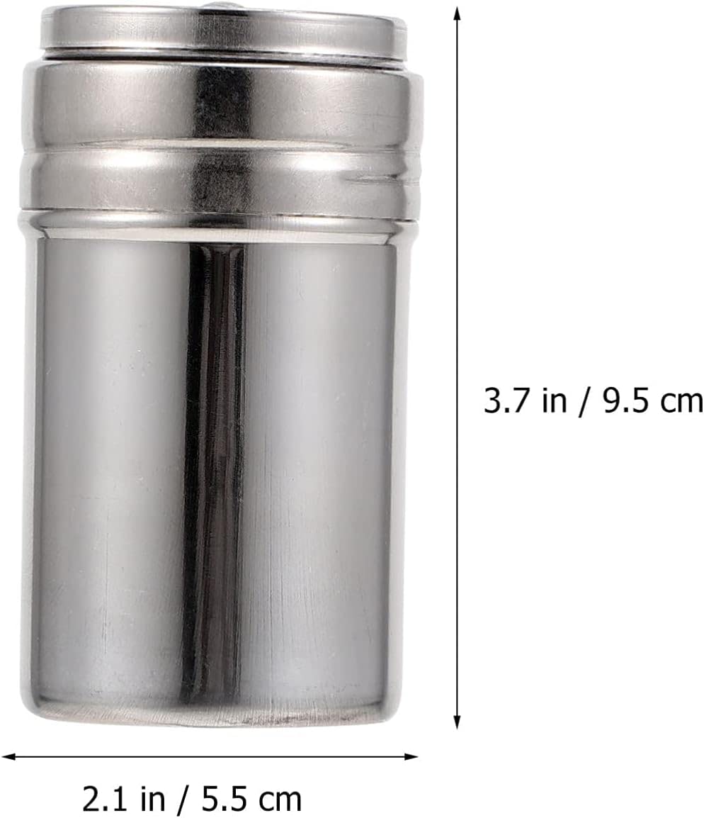 6-teiliges Edelstahl-Gewürzglas, Salz- und Pfefferstreuer-Set, Gewürzglas, Gewürzglas, Pfefferstreuer für die Küche zu Hause (Stil 4)
