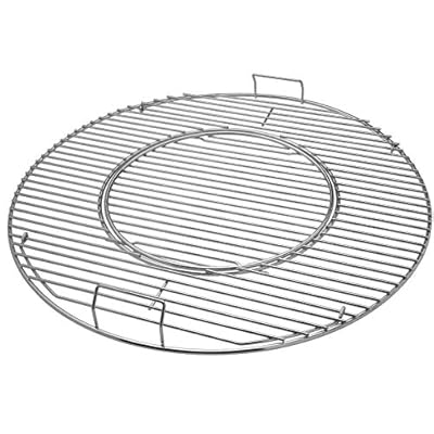 X Home Grill Grate for 22 Inch Weber Charcoal Grill, Upgraded 8835 Gourmet BBQ System Hinged Cooking Grate, 21.5 x 21.5 Inch