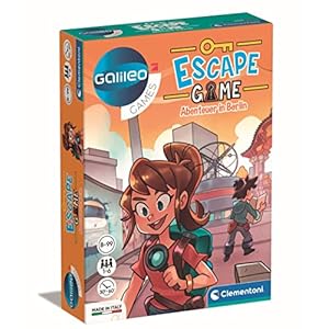 Clementoni Escape Game – Adventure in Berlin – Exciting Board Game for Puzzle & Puzzles – Family Game with Note Cards & Props from 8 Years 59270